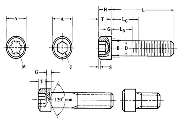 ASME B18.3.1M Metric Socket Hex Cap Screws